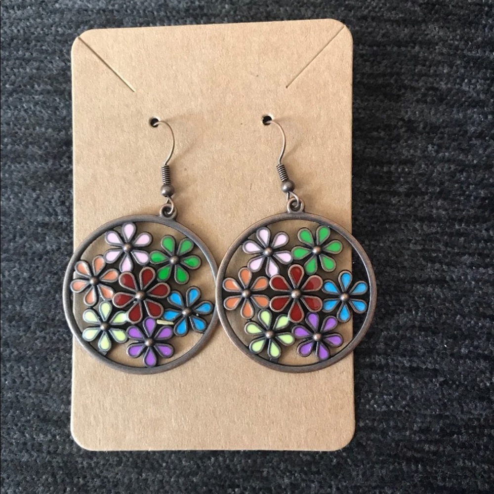 Flower earrings
